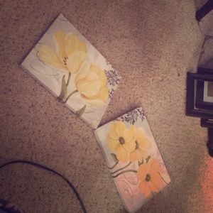 Two 12inch by 8inxh canvas photos